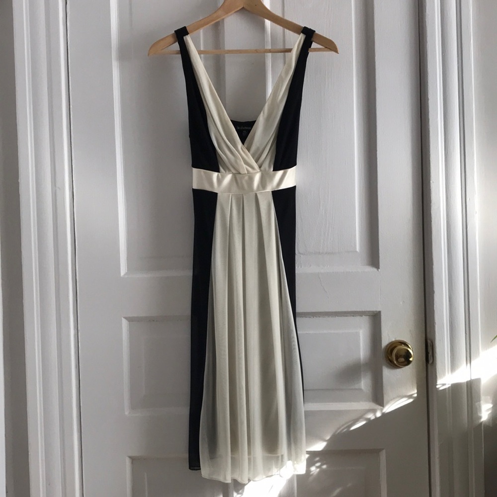 LE CHÂTEAU | Black & cream dress